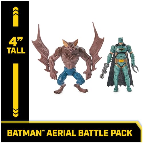 DC Comics, Batman Aerial Battle Pack (Amazon Exclusive), Batwing Vehicle, 4-inch Batman & Man-Bat Action Figure, Super Hero Kids Toys for Boys & Girls - Image 3