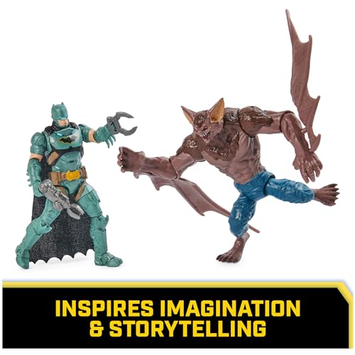 DC Comics, Batman Aerial Battle Pack (Amazon Exclusive), Batwing Vehicle, 4-inch Batman & Man-Bat Action Figure, Super Hero Kids Toys for Boys & Girls - Image 5