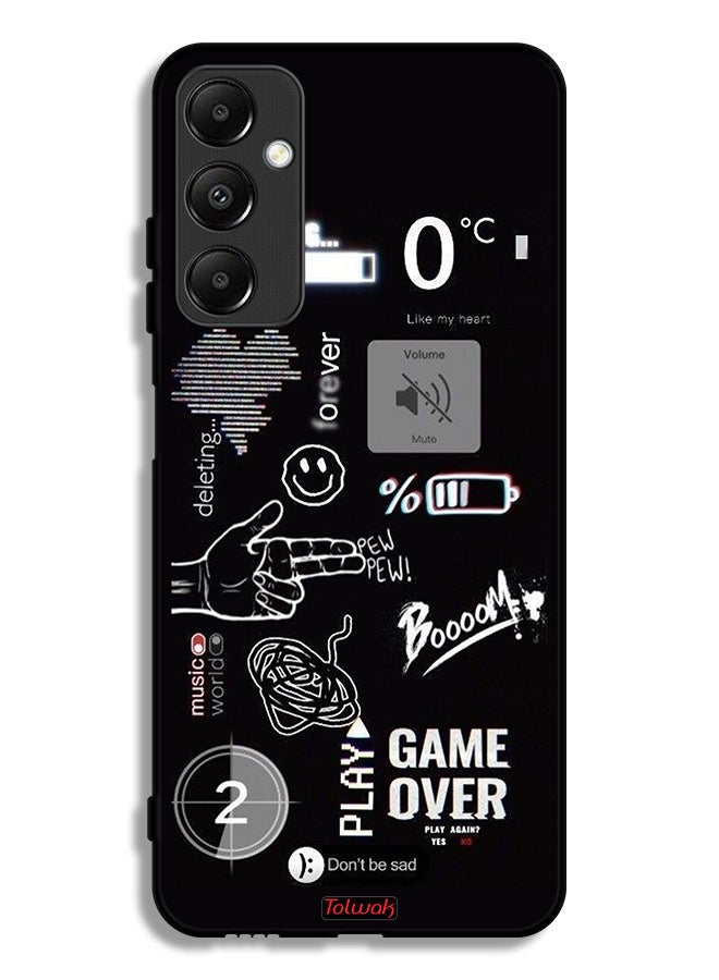 Tolwak Samsung Galaxy A05s Protective Case Cover Game Over Pew Pew - Image 1