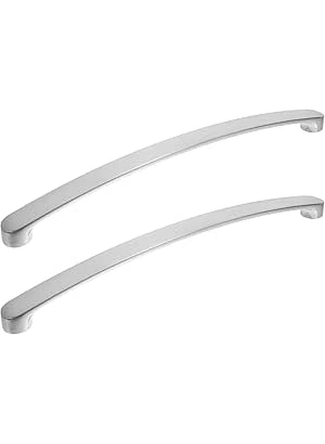 2Pcs Brushed Nickel Aluminum Cabinet Pull Handles 224mm Center To Center Kitchen Drawer Hardware - Image 1