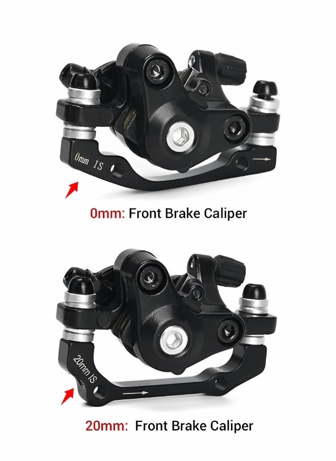 GROIC 1 Pair MTB Disc Brake Set, Mechanical Disc Brake Kit, MTB Front & Rear Disc Brake Caliper with 160mm Rotor,Disc Brake Set, Bicycle Accessories for Mountain Bike, Road Bike, BMX  - Image 4