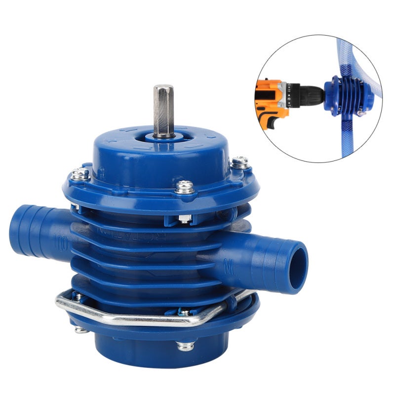 Electric Drill Pump 7.25mm Drill Diameter Stainless Steel Engineering Plastic - Corrosion-Resistant Liquid Transfer Pump for Home Garden Outdoor Water Transfer - Image 3
