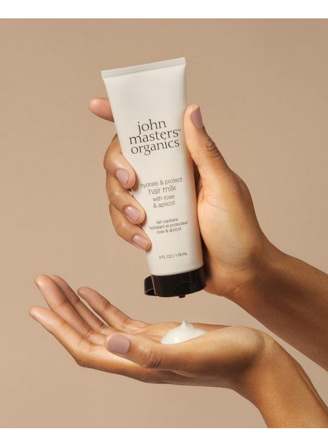John Masters Hydrate & Protect Hair Milk With Rose & Apricot 4 Fl Oz - Image 4