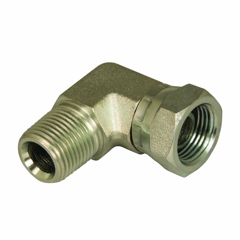 Apache 39005075 38 Male Pipe x 38 Female Pipe Swivel 90 Hydraulic Adapter Style 1501