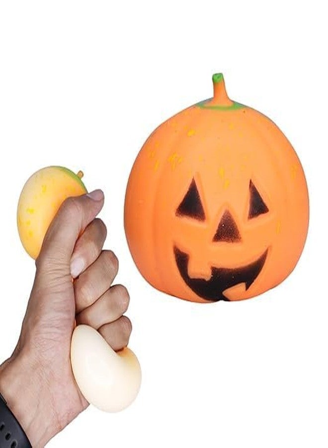 غلان ألعاب جلان الإسفنجية على شكل يقطينة للهالوين، مناسبة للمنزل والمكتب، ألعاب لتخفيف التوتر للأطفال والكبار - Image 5