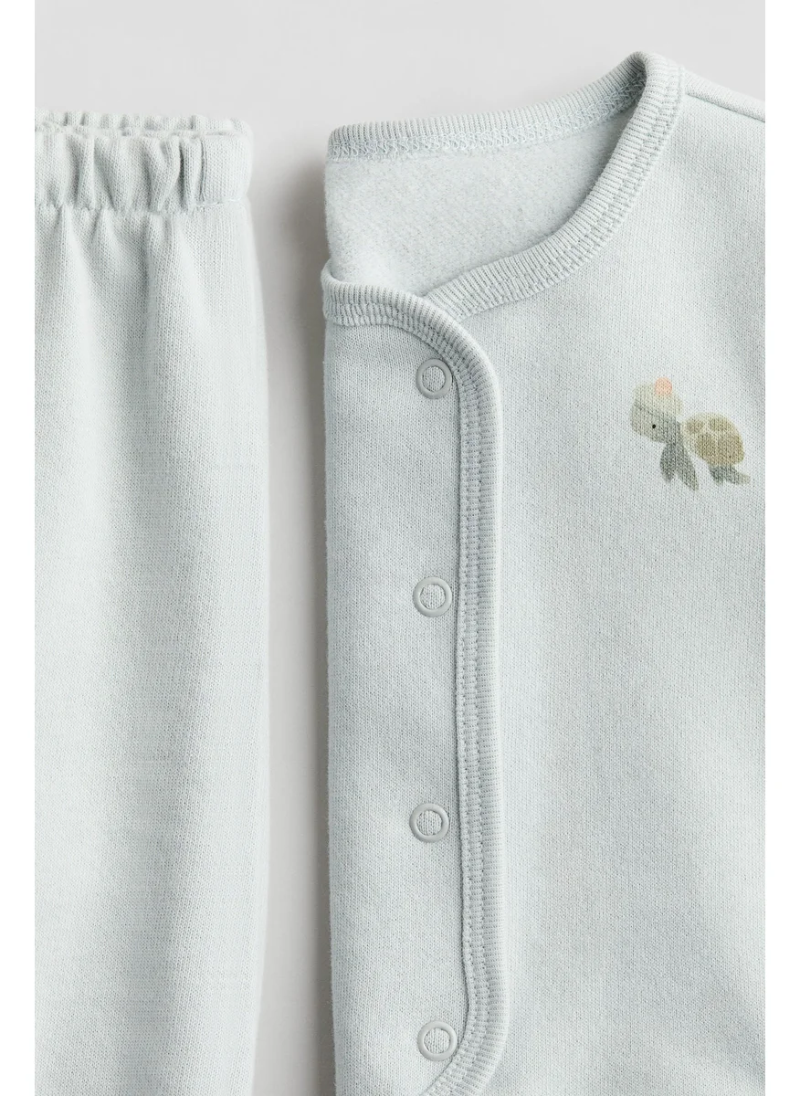 H&M 2-Piece Cardigan And Joggers Set