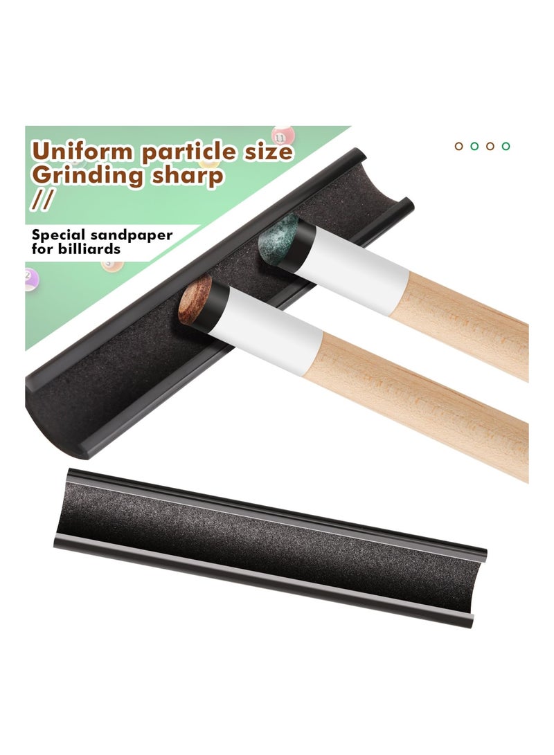 Suntown 24Pcs Screw-on Pool Stick Tips, 12mm Replacement Cue Tips Billiard Cue Tips with Shaper for Pool Cues and Snooker, Bule - Image 4