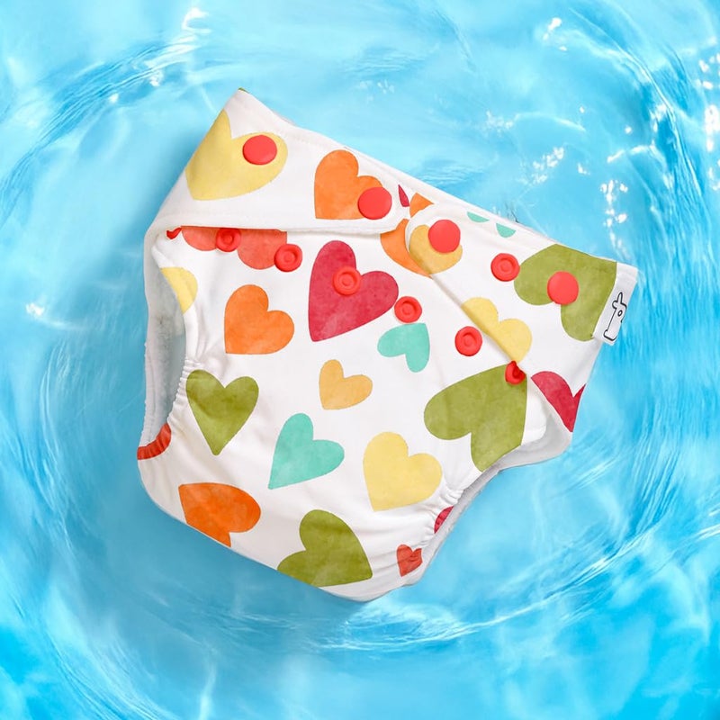 SuperBottoms Swimming Diapers for Babies & Toddlers - Reusable & Adjustable Swim Diapers - Washable Cloth Diapers - Skin Friendly Fabric - Easy to Clean - Fits 3M - 3Y - Image 5