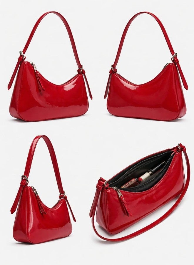 HaveGlam Women’s Sling Bag - Stylish Small Shoulder Handbag for Daily Travel & Shopping Phone Purse with Adjustable Strap - Lightweight Casual Trendy Bag for Ladies & Girls (RED) - Image 5