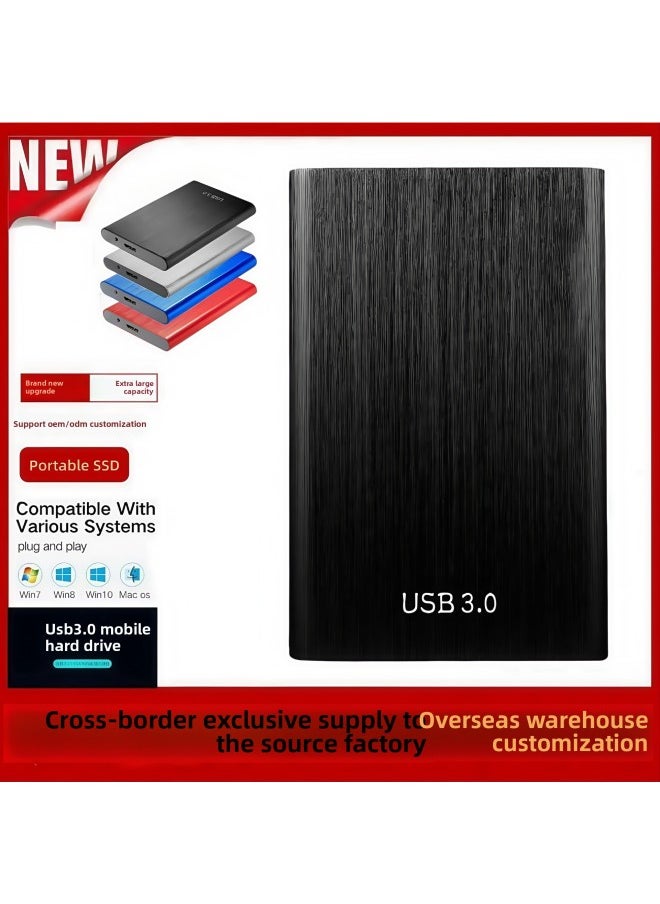 Expansion Mobile Hard Disk 16TB2TB1TB Portable Mobile Hard Disk Notebook/computer Universal-Capacity:10TB-Interface:Black  - Image 1