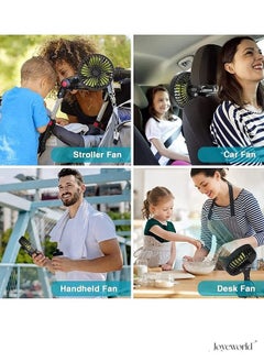 Joyeworld Car Fan for SUV RV Baby Stroller Vehicles  - Image 5