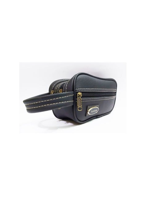 Small bag Italian leather imported black