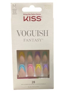 KISS Voguish Fantasy FV05C Size M 28Nails 