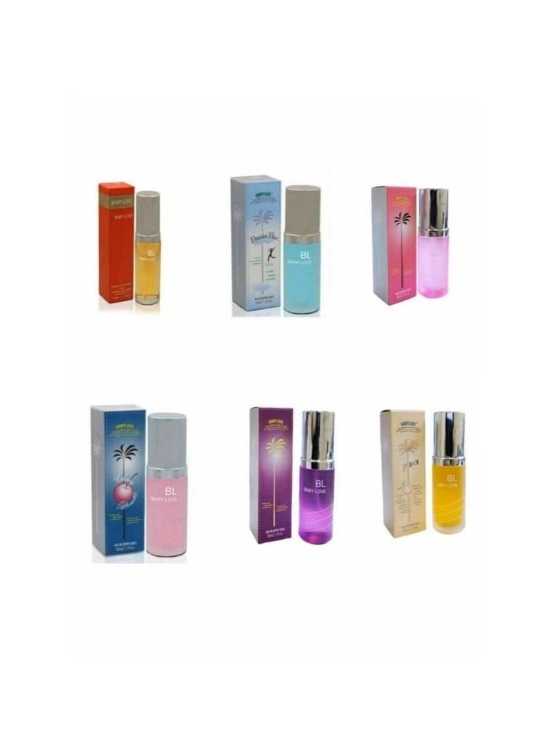 BL Baby Love 6 Pieces Perfume Set