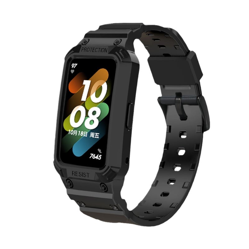 Suitable For Huawei Band 10/9/8/7/6 Universal Tpu Integrated Strap Sports Anti-Drop Honor Band 6 Wristband - Image 1