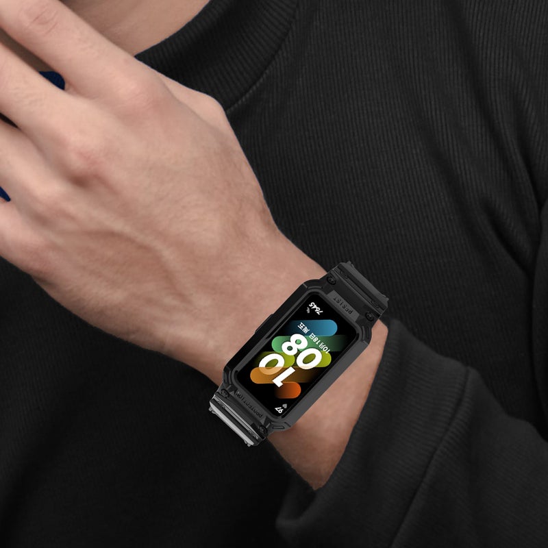 Suitable For Huawei Band 10/9/8/7/6 Universal Tpu Integrated Strap Sports Anti-Drop Honor Band 6 Wristband - Image 4