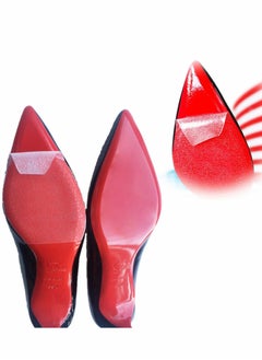 Excefore Sole Sticker, 8Pcs Crystal Clear Self-Stick Pads Protector Shoe Bottoms Slip Resistant Cover for Ladies Heels  - Image 1