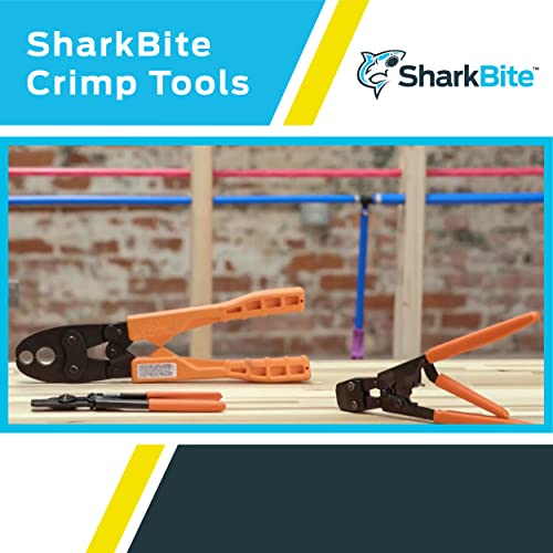 SharkBite PEX Crimp Ring Removal Tool, 1/2, 3/4 and 1 Inch Copper Crimp Rings, Orange Handles, Plumbing Fittings, 23055 - Image 4