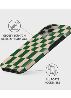 BURGA Luxury Styled Fashion iPhone 16  Pro Max Case Compatible with Double Layer Silicone Protective Case Ivy League  - Image 3