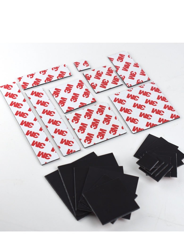 20 Pieces Strong Neodymium Disc Magnets with Adhesive, 50x50x1.5mm Super Permanent Magnetic Small Rare Earth Magnets for Fridge Whiteboard Crafts Cabinet Door Kitchen Storage Office Scientific Tool - Image 1