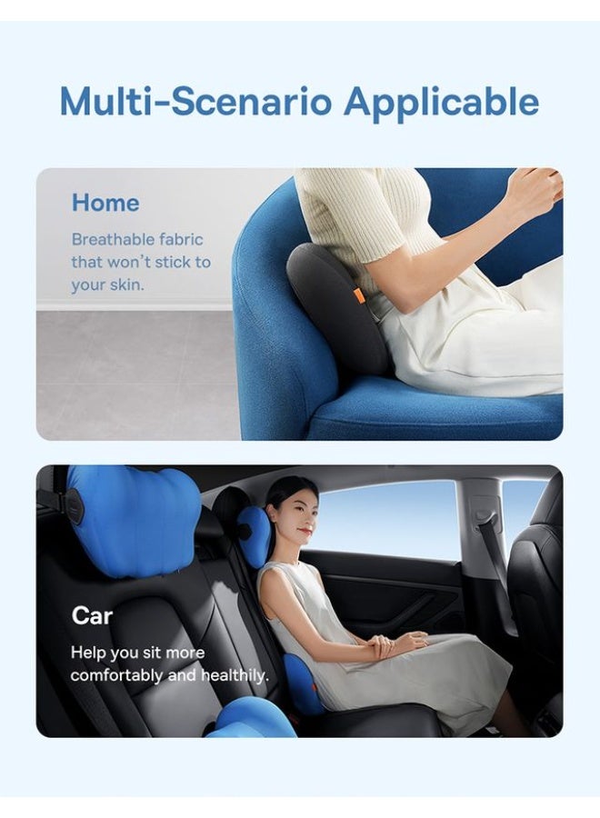 Baseus ComfortRide Car Headrest Cushion - Black - Image 4