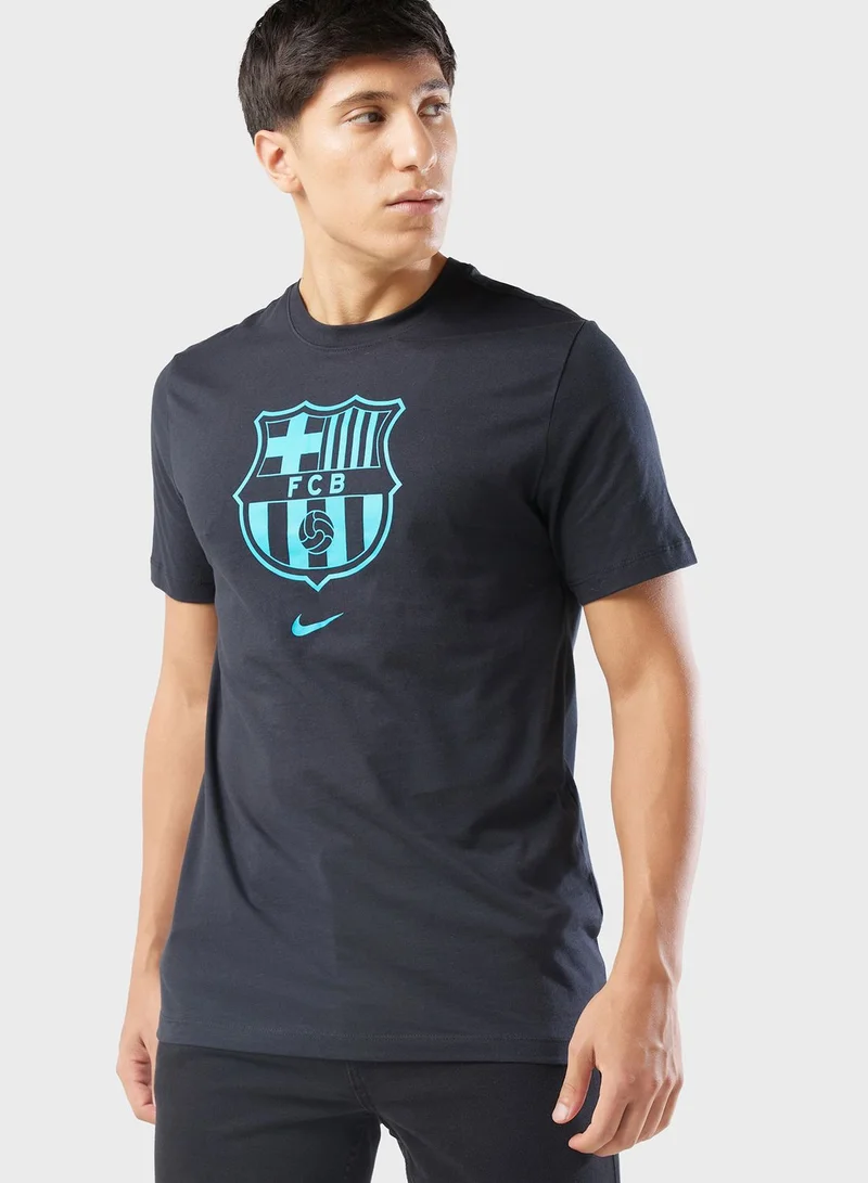 Nike Fc Barcelona Crest T-Shirt