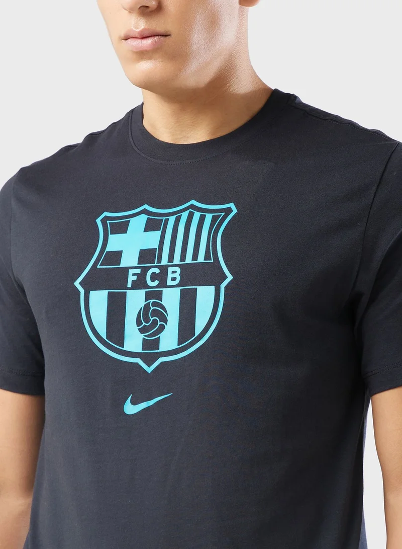 Nike Fc Barcelona Crest T-Shirt