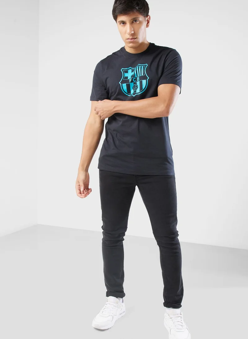 Nike Fc Barcelona Crest T-Shirt