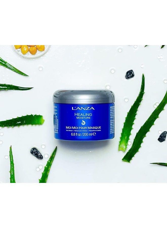 L'anza Healing Moisture Moi Moi Hair Masque, Moisturises and Refreshes Dry and Coarse Hair, Rich with Bamboo Codifying Complex, Sulfate-free, Paraben-free, Gluten-free Formula (6.8 Fl Oz) - Image 2