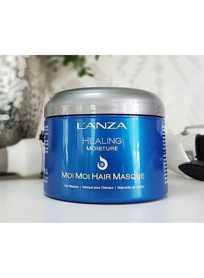 L'anza Healing Moisture Moi Moi Hair Masque, Moisturises and Refreshes Dry and Coarse Hair, Rich with Bamboo Codifying Complex, Sulfate-free, Paraben-free, Gluten-free Formula (6.8 Fl Oz) - Image 5