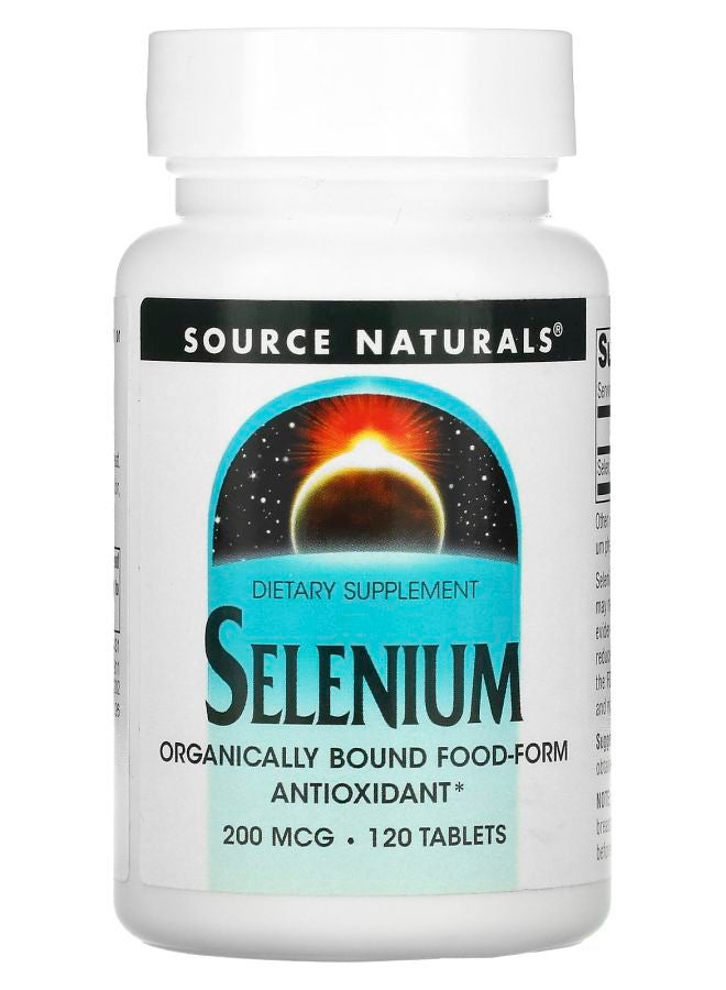 Selenium 200 mcg 120 Tablets