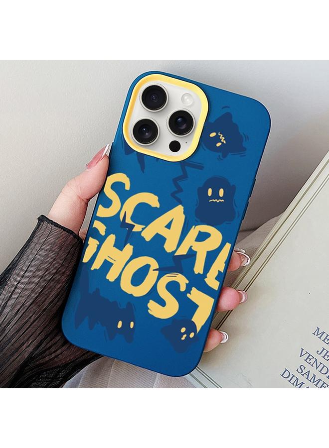 Zaboon Case For iPhone 13 Pro Scared Ghost PC Hybrid TPU Phone Case - Image 1
