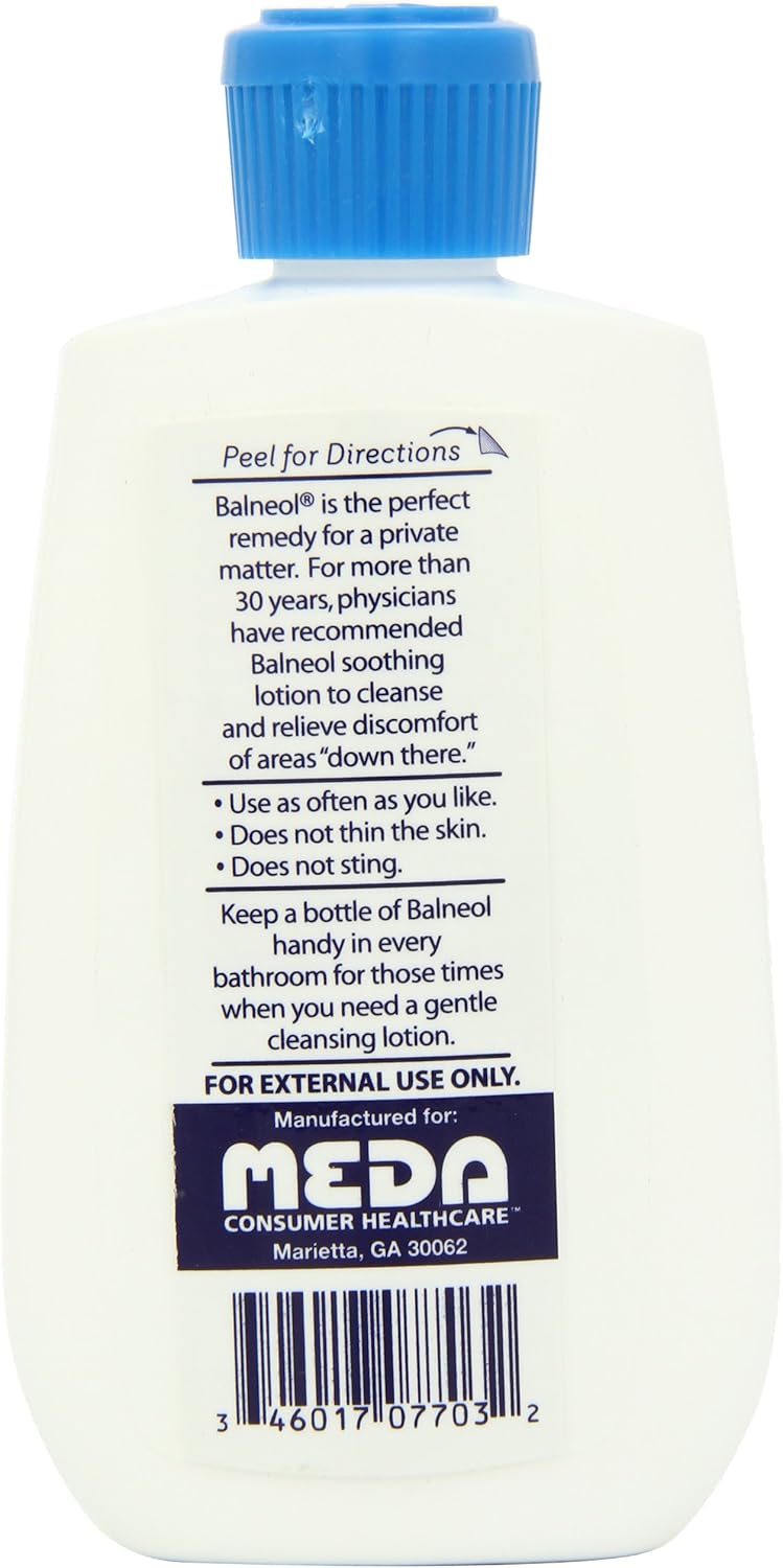 Balneol Hygienic Cleansing Lotion for Vaginal and Perianal Discomfort, 3.0-Ounce Bottles (Pack of 2) - Image 2