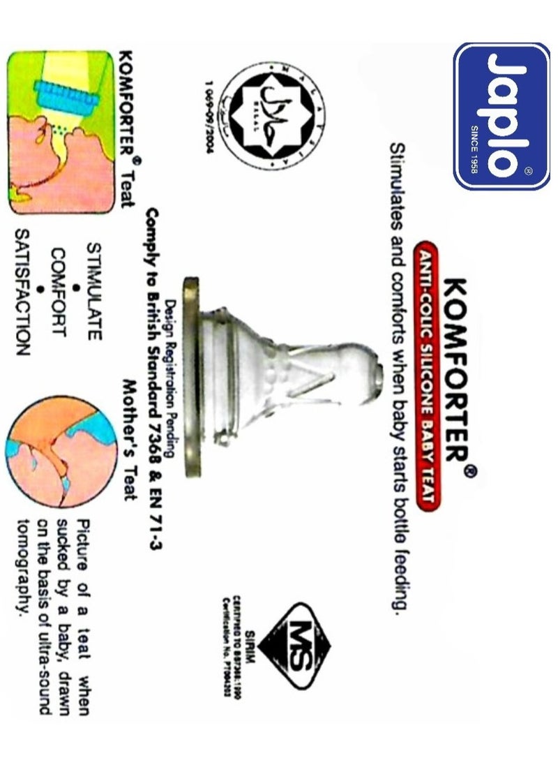 Japlo Easy mix & grip  baby feeding Bottle with Anti-colic nipple & Lukewarm water mixer size 140 ml (assorted)  - Image 3