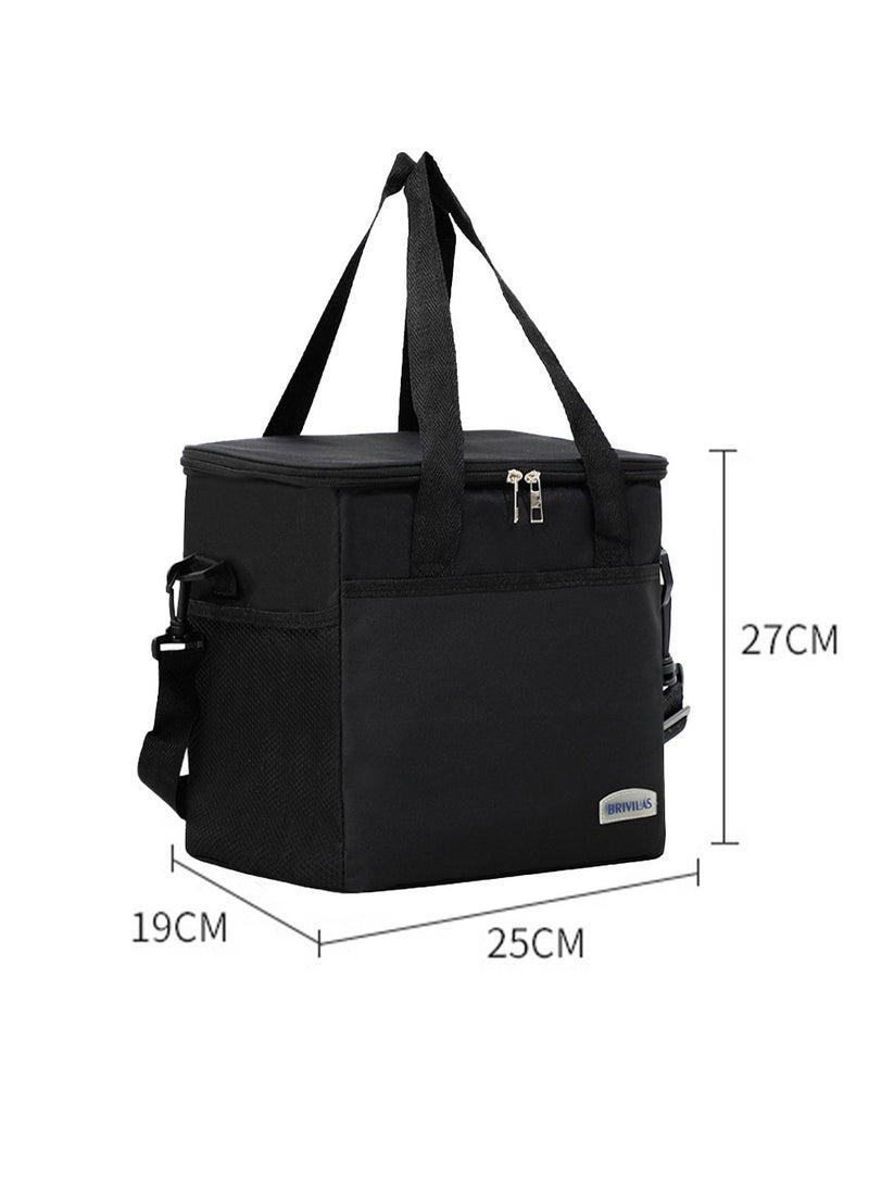 MIBRU - Coffee tools bag 12L Black Lunch Bag Womens Lunch Box Thermal Lunch Bag for Adult V60 Camping Travel - Image 1