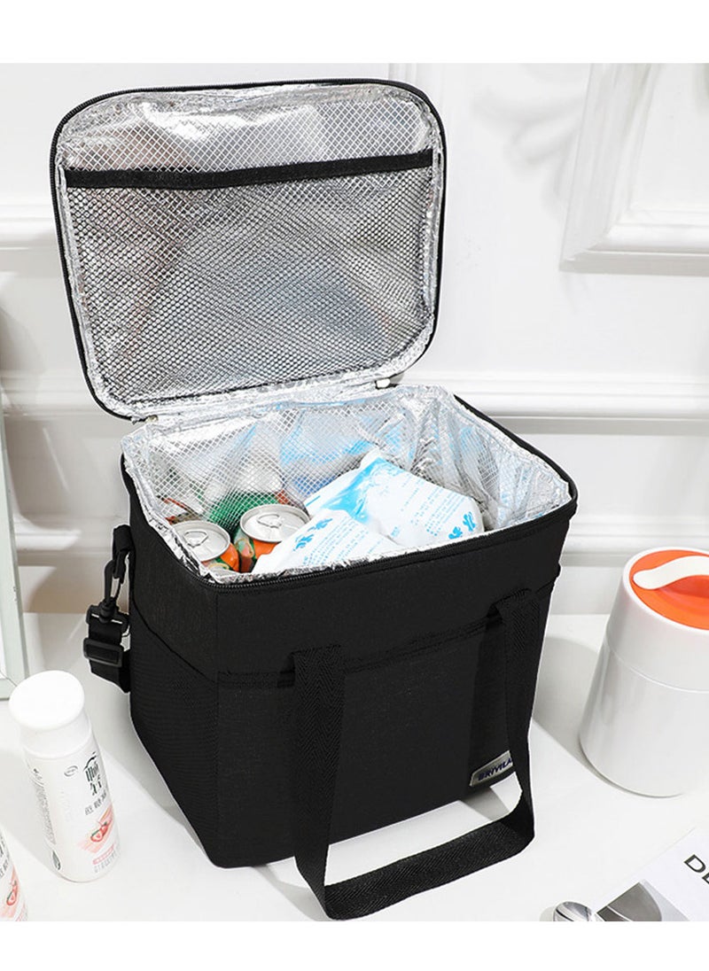 MIBRU - Coffee tools bag 12L Black Lunch Bag Womens Lunch Box Thermal Lunch Bag for Adult V60 Camping Travel - Image 1