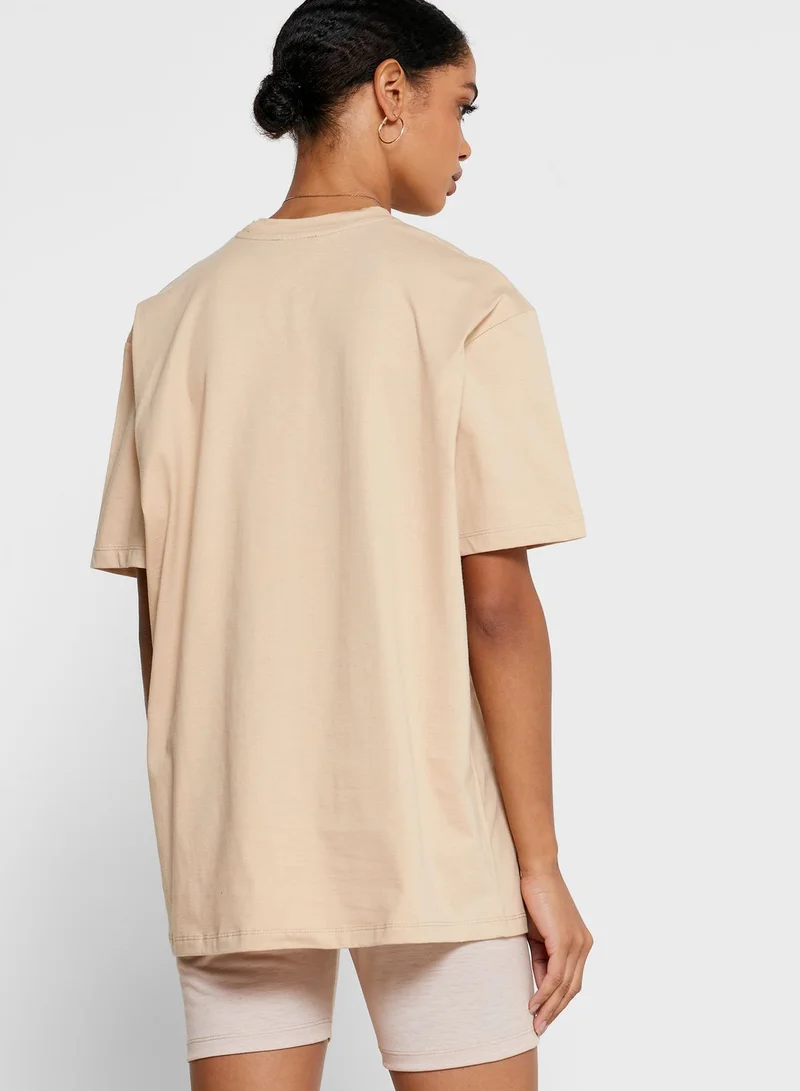 Ginger Basics Oversized T-Shirt Cycling Shorts Set