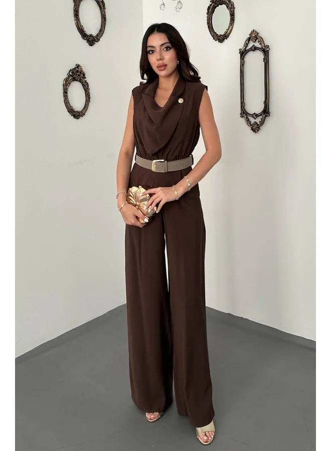 END BLACK Brown Tokyo Tulle L Brown.