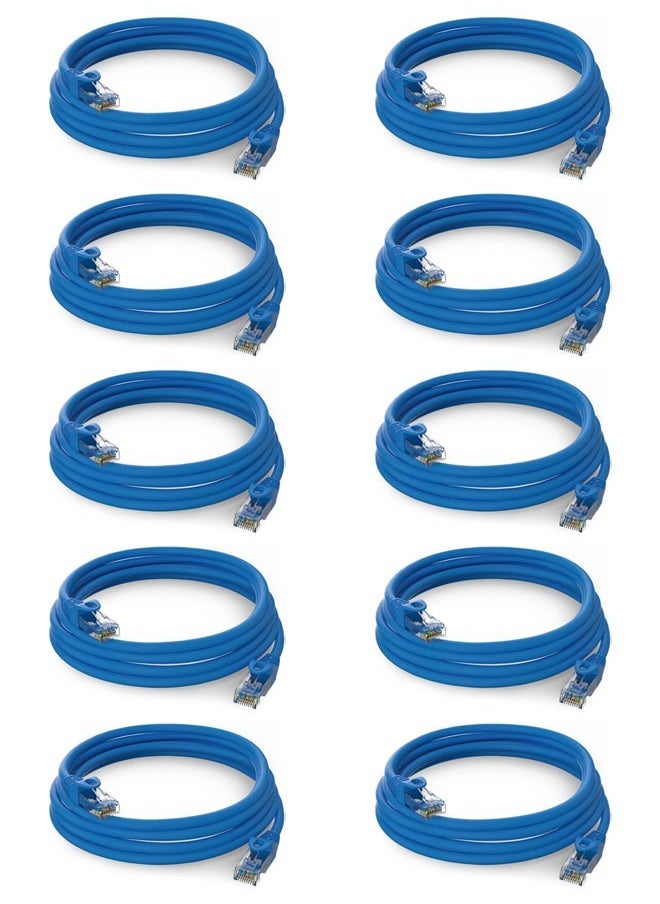 Taimi 10-Piece Cat 5 Ethernet Cable 2 meter 100% Pure Copper Cat5 Cable LAN Cable Internet Cable, Patch Cable and Network Cable  - Image 1