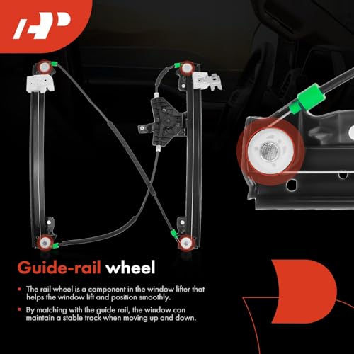 A-Premium Power Window Regulator Without Motor Compatible with Nissan Pathfinder 2013-2021 Sport Utility Front Left Driver Side - Image 5