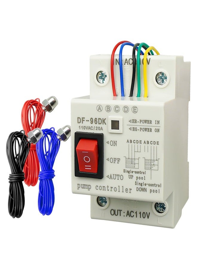 TIKSCIENCE Automatic Water Level Control Switch AC 110V~120V Supply and Drain Mode Sump Pump Controller with 6.5Ft Detector Sensor - Image 1
