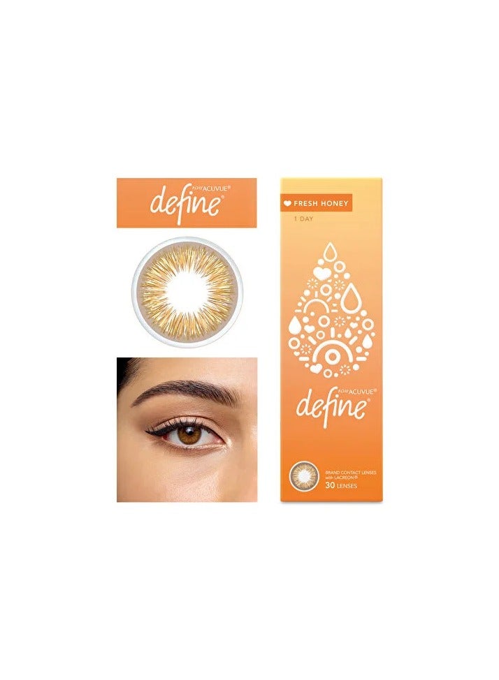 ACUVUE 1-DAY DEFINE FRESH HONEY 8.5 -3.25 30PC - Image 1