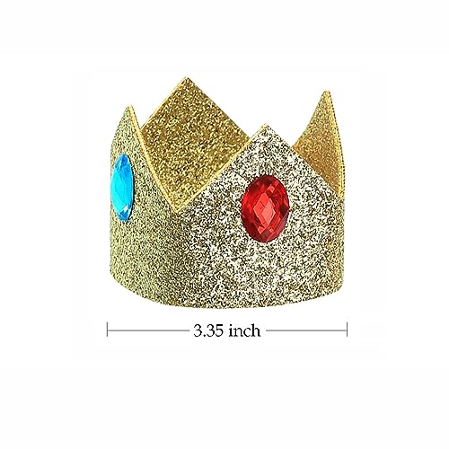 Fancheer Princess Crown for Women Halloween Costume Dress Up Accessory - Image 2