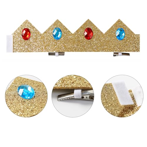 Fancheer Princess Crown for Women Halloween Costume Dress Up Accessory - Image 4