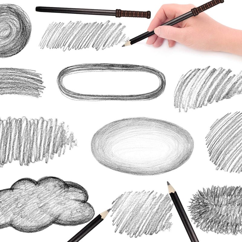 klarako 10 Pieces Wand Pencils Wizard Party Supplies, Wizard Wand Pencils Theme Birthday Goody Bag Filler Favors for Halloween Teen Kids Tween Boys Girls School Rewards - Image 3