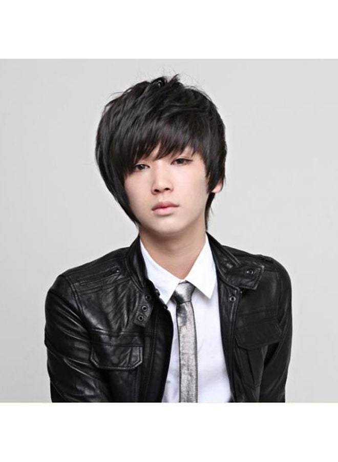 نيبمينينت شعر مستعار قصير متموج أسود 9.75بوصة - Image 1