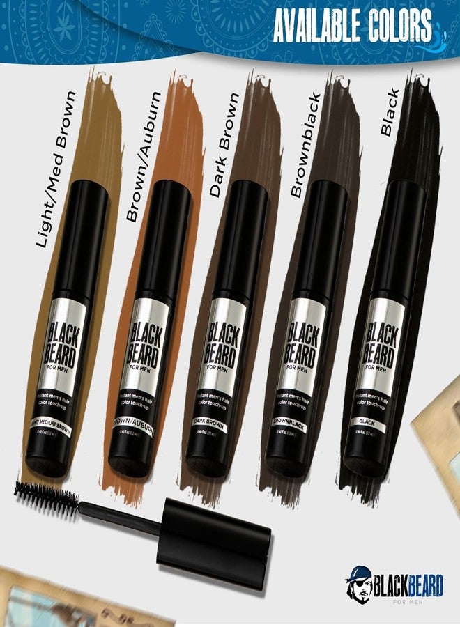 Blackbeard for Men Beard Color - 1-Day Beard, Mustache, Eyebrow, Sideburns Color - Temporary Facial Hair Tint - Hypoallergenic Beard Dye Alternative - Up to 45 applications - Dark Brown, 1 Pack - Image 4