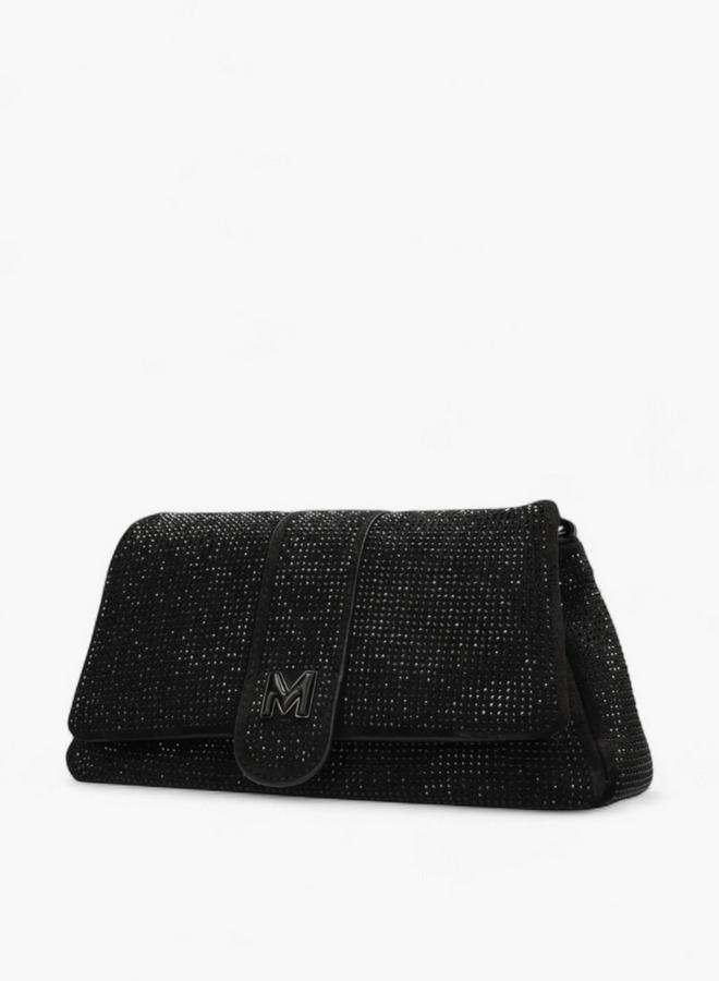 MEXX Embellished Shoulder Bag with Flap Closure - Image 4