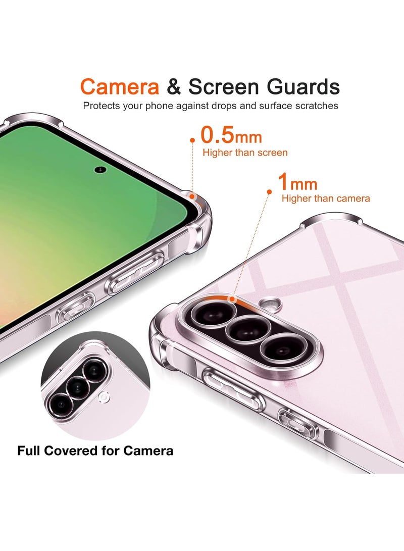Shockproof Transparent Case Compatible with Samsung Galaxy A35