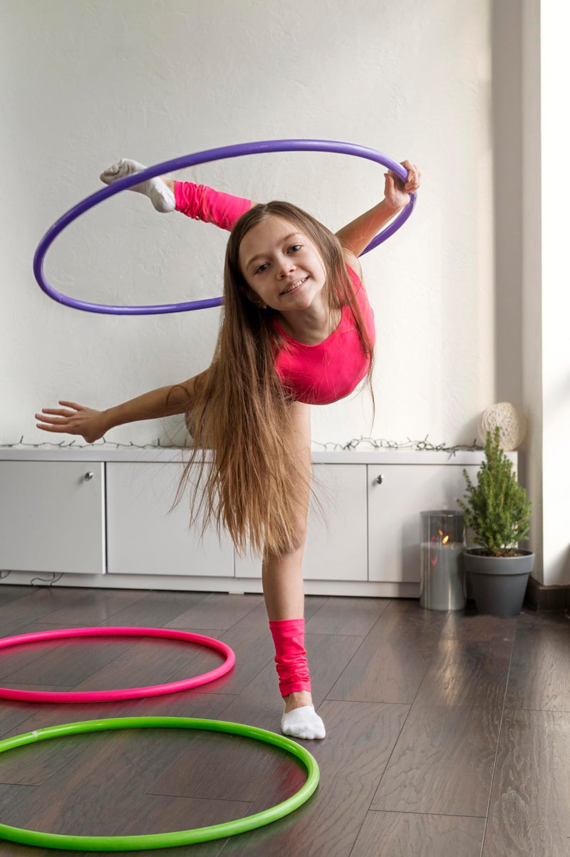 Protoner Hula Hoop Set, 18-36 inch, Jointless Design (24 inch) - Image 1